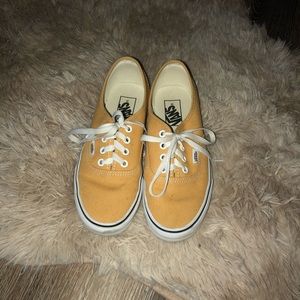 womens yellow vans